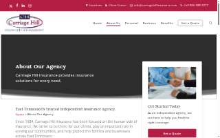 Carriage Hill Insurance website