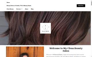 SJ Beauty Studio website