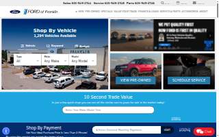 Ford of Franklin website
