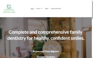 Complete Dental Care website