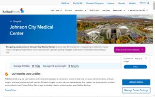 Johnson City Medical Center website