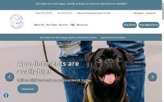 Gentle Care Animal Hospital website