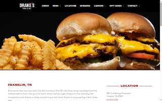 Drakes Creek Inn website
