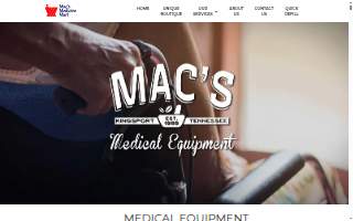 Mac's Medicine Mart website