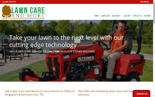Lawn Care and More website