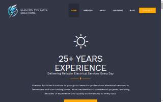 Electric Pro Elite Solutions website