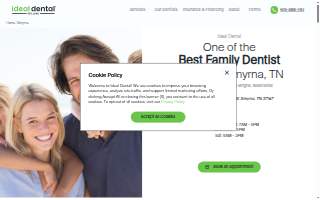 Ideal Dental Smyrna website