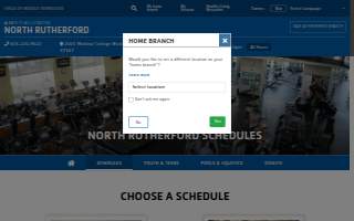 North Rutherford Family YMCA website