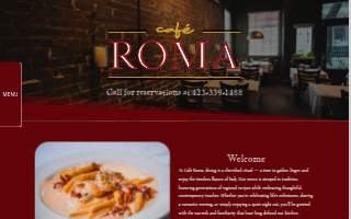 Cafe Roma website