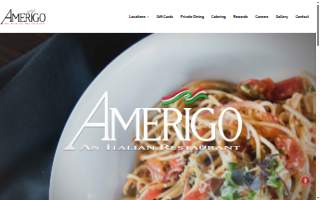 Amerigo Italian Restaurant website