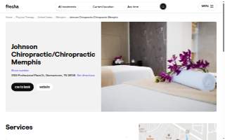 Johnson Chiropractic/Chiropractic Memphis website