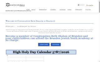 Congregation Coffee website