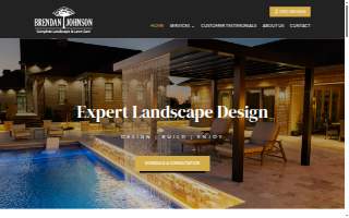 Brendan Johnson Landscaping website