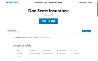 Don Scott Insurance website