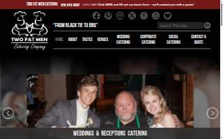 Two Fat Men Catering website