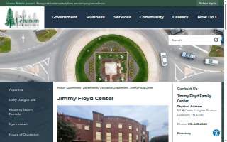 Jimmy Floyd Family Center website