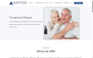 Hamilton Financial Planning, LLC website