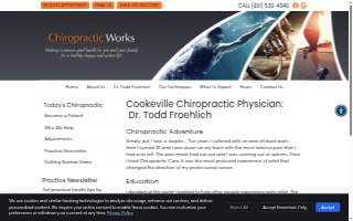 Chiropractic Works - Dr Todd Froehlich website
