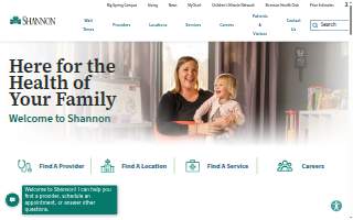 Shannon Community Center website