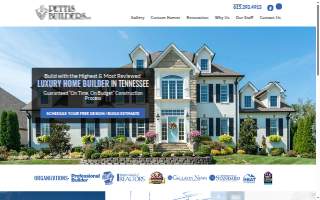 Pettis Builders website