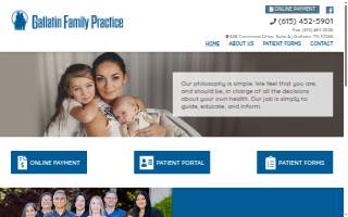 Gallatin Family Practice website