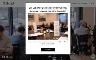 Fire & Salt website