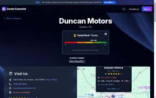 DUNCAN MOTORS website