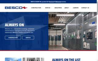 BESCO Broadway Electric Service Corporation website