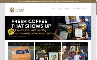 Vienna Coffee Company website
