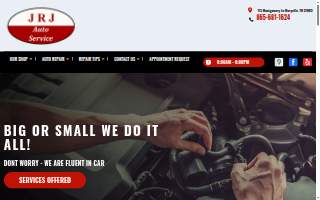 JRJ Auto Service website