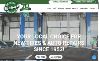 Matlock Tire Service & Auto Repair of Maryville website