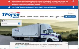 TForce Freight of La Vergne website