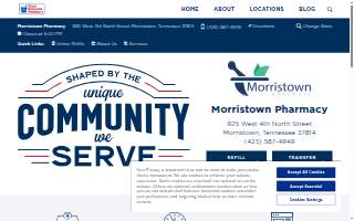 Morristown Pharmacy website