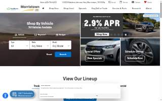 Morristown Chevrolet website