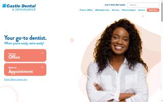 Castle Dental & Orthodontics - Tullahoma website