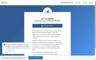 LEY Plumbing website