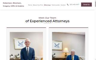 Robertson, Worsham, Gregory, Giffin & Hoskins, PLLC website