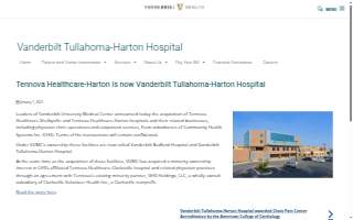 Vanderbilt Tullahoma – Harton Hospital website