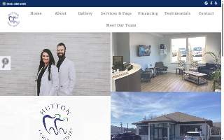 Hutton Family Dentistry website