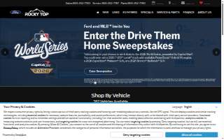 Rocky Top Ford website