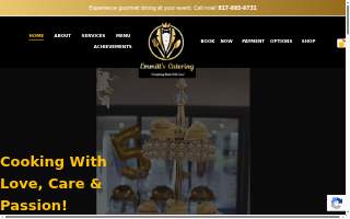 Emmitt's Catering website