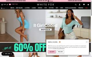 WHITEFOX Styling website