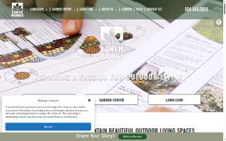 EarthWorks Commercial Landscaper website