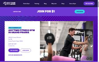 Anytime Fitness website