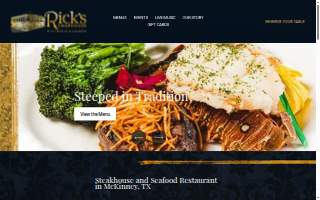 Rick's Chophouse website
