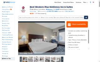 Best Western Plus McKinney Inn & Suites website
