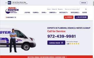 Roto-Rooter Plumbing & Water Cleanup of McKinney website