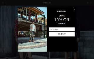 embellish hair studio website