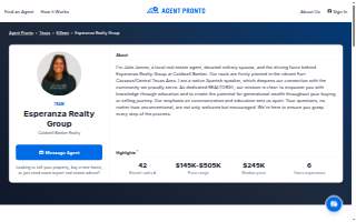 Julie James - Esperanza Realty Group - Killeen, TX REALTOR ® website