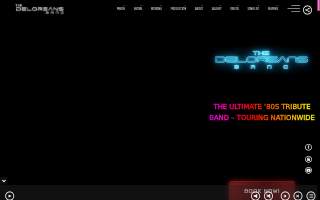 Deloreans 80s Bar website